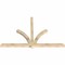 Ekena Millwork Redmond Rough Sawn Timber Gable Bracket, Douglas Fir, 96"W x 64"H x 4"D x 4"F, 16/12 Pitch GBW096X64X0404RED00RDF - alternate 5